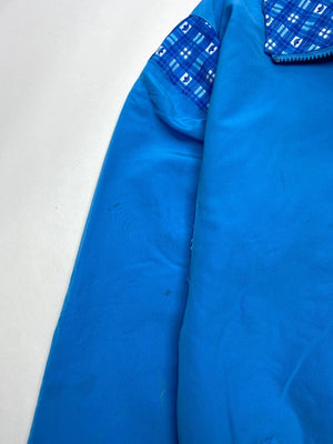 Vintage Adidas Blue Track Jacket – Size 15 – Retro 80s/90s Style