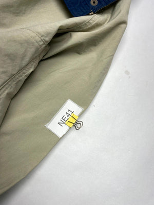 Columbia Vintage Beige & Navy Lightweight Jacket – Women’s XL