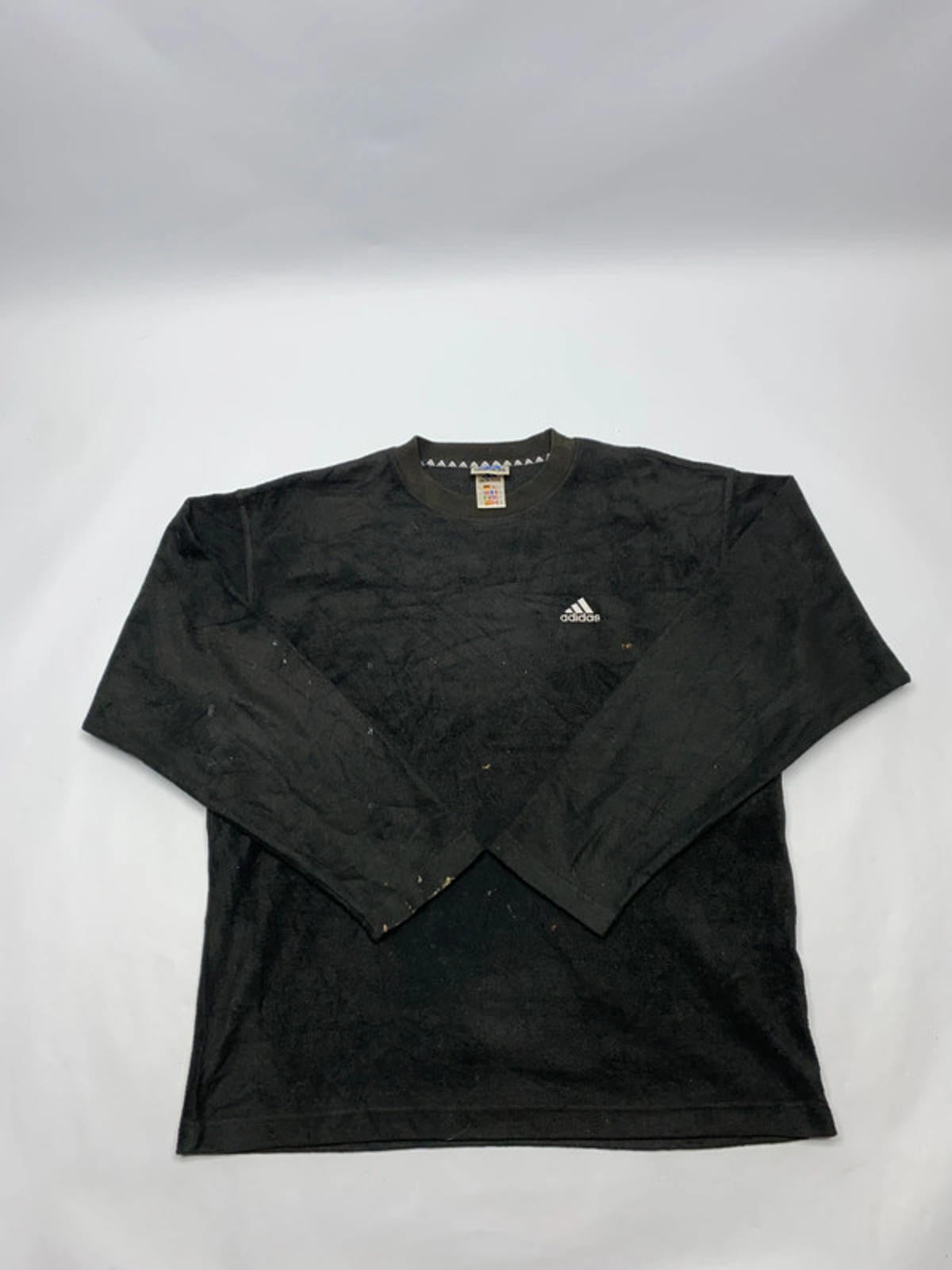 Adidas Vintage Black Fleece Sweatshirt (Men’s L)