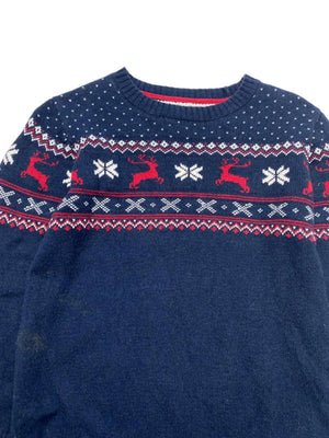 Navy Knitwear Sweater Youth's Small