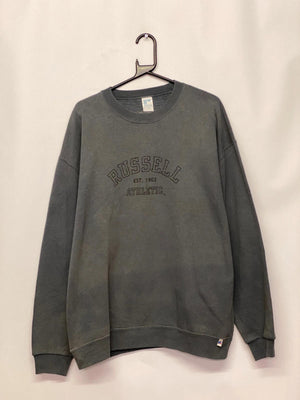 Russell Athletic Grey Embroidered Sweatshirt Size XL