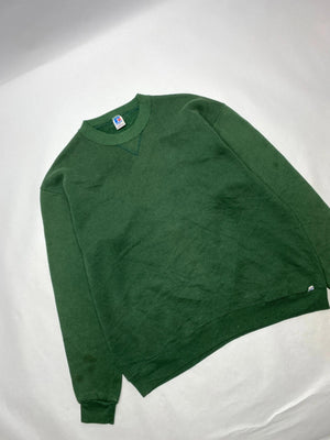 Vintage Russell Athletic Green Crewneck Sweatshirt – Made in USA (XL)