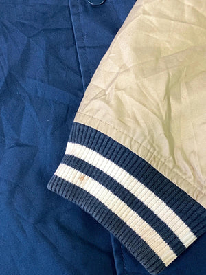 Carhartt Navy & Beige Hooded Varsity Jacket (Men’s L)