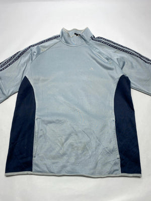 Adidas Vintage 1/4 Mock Neck Training Top – Light Blue