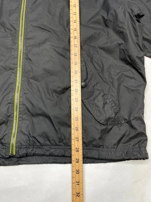 Nike Black & Green Hooded Windbreaker Jacket (Men’s XL, Made in Vietnam)