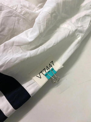 Nike Vintage White Track Jacket with Black Stripe Sleeves