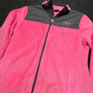 Pink FILA Fleece Jacket Youth's Large