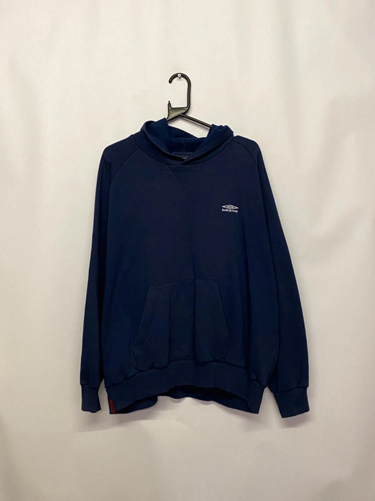Vintage Umbro Navy Blue Embroidered Logo Hoodie