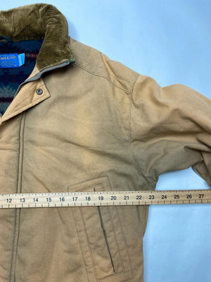 Pendleton Wool Lined Canvas Bomber Jacket