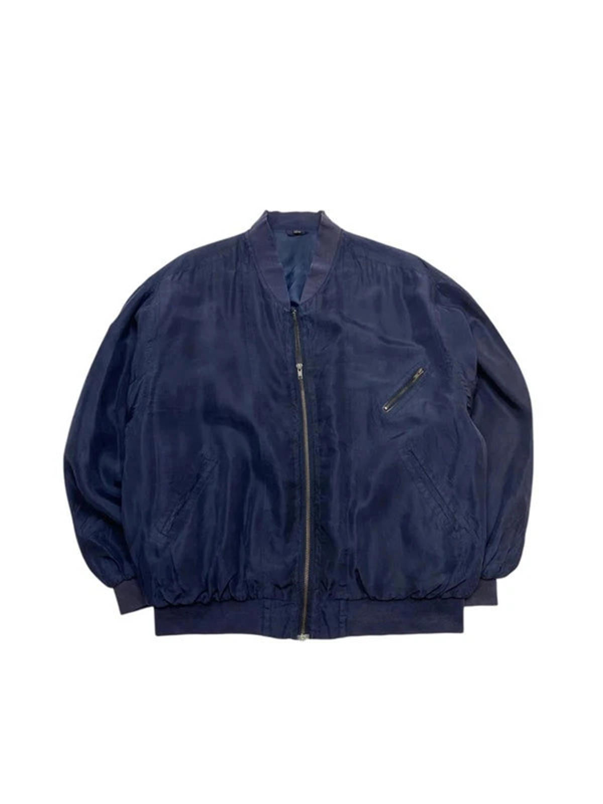 Navy Bomber Jacket Men's Large