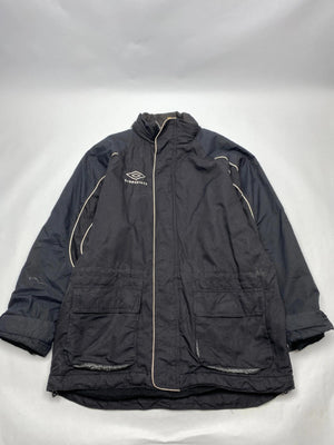 Umbro Vintage Black Padded Coach Jacket (Men’s L)