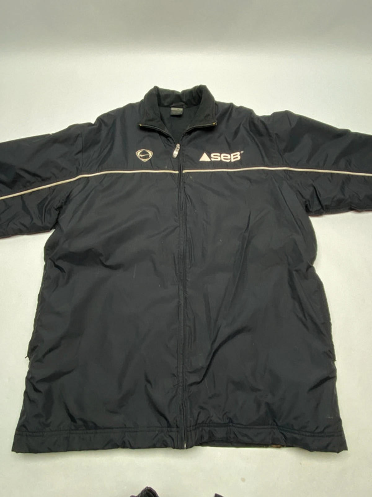 Nike Black Padded Jacket Football Training Bench Coat Men’s M