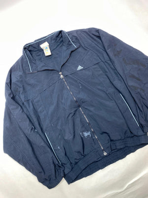 Adidas Navy Full-Zip Windbreaker Jacket (Men’s XL)