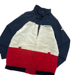 Navy White Red Tommy Hilfiger Jacket Women's XL