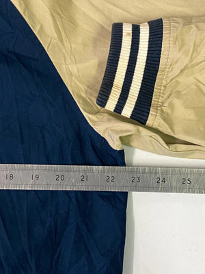 Carhartt Navy & Beige Hooded Varsity Jacket (Men’s L)