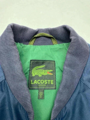 Vintage Lacoste Navy Bomber Jacket Full Zip