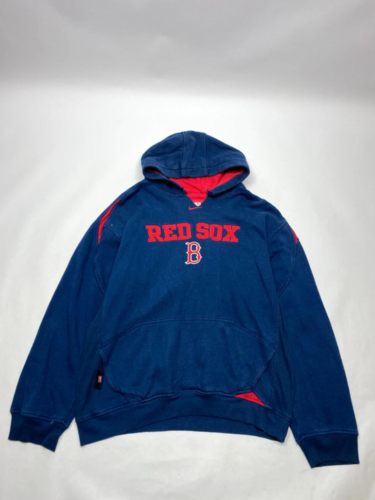 Nike x MLB Boston Red Sox Navy & Red Hoodie