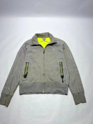 Nike Sportswear Grey Full-Zip Fleece Jacket – Men’s M