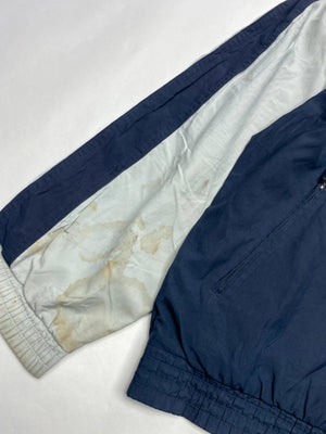 Adidas vintage navy & grey full-zip track jacket – Men’s XL