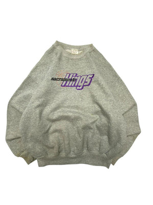 Grey Embroidery Sweatshirt Men's Large