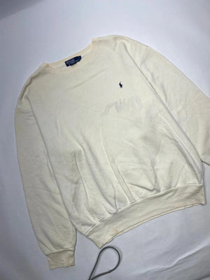 Polo Ralph Lauren Cream Sweatshirt – Size L