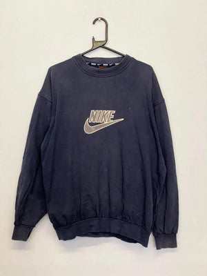 Vintage Nike Sweatshirt – Navy Blue Big Logo – Made in USA – Size XXL