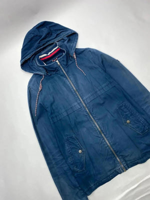 🧥 Tommy Jeans Hooded Jacket – Blue (Size XL)