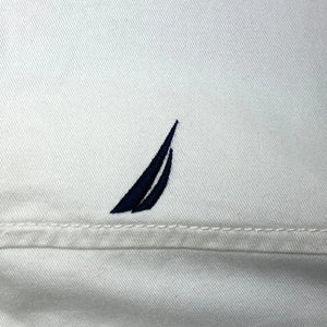 White Nautica Harrington Jacket Men's XL