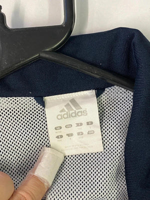 Vintage Adidas Navy & Grey 3-Stripes Track Jacket