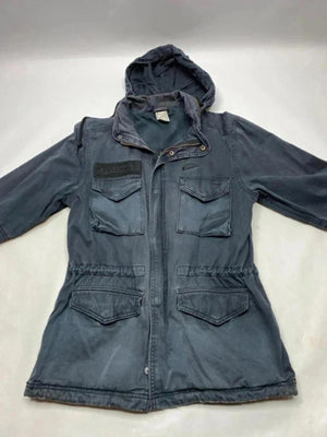 Nike Sportswear Hooded Field Jacket Blue Vintage Style