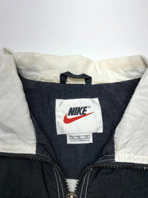 Nike Vintage Black & White Full-Zip Track Jacket (Men’s XL)