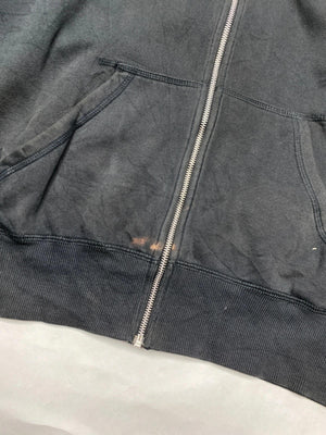 Nike Black Full-Zip Hoodie with Big Letter Logo