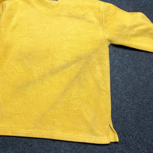 Yellow Tommy Hilfiger Fleece Sweatshirt Men's Large