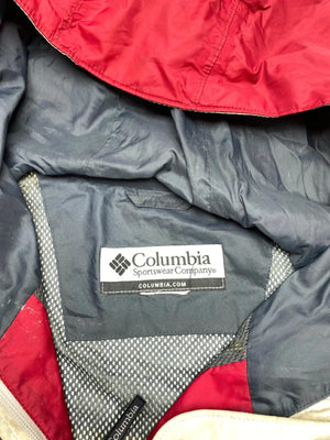 Columbia Sportswear Company Red & Charcoal Hooded Jacket (Men’s size not shown, fits L–XL)