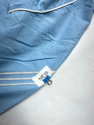 Adidas Light Blue 3-Stripe Women’s Track Jacket – Size L (UK 14)