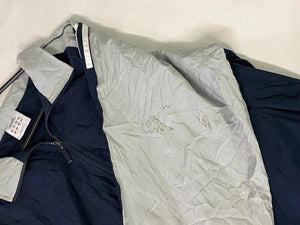 Vintage Adidas Navy & Grey Full-Zip Track Jacket