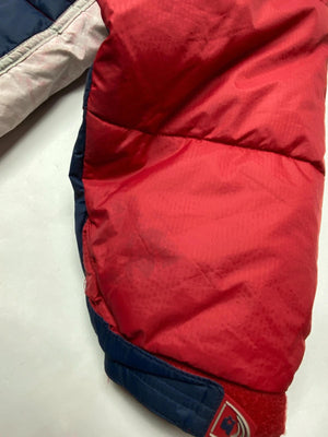 Vintage Starter Puffer Jacket – Red / Navy