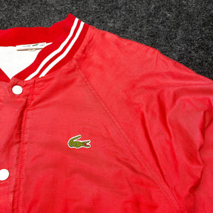 Red Lacoste Varsity Jacket Women's XS