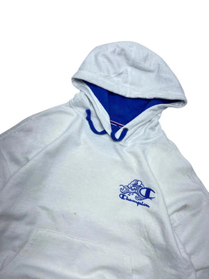 White Champion Hoodie Men's Medium