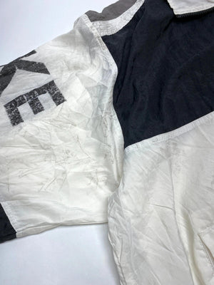 Nike Vintage Black & White Full-Zip Track Jacket (Men’s XL)