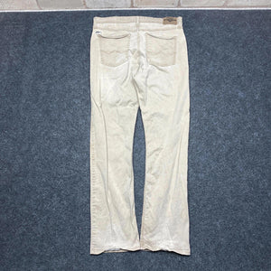 Beige Wrangler Straight Fit Trousers Women's W33