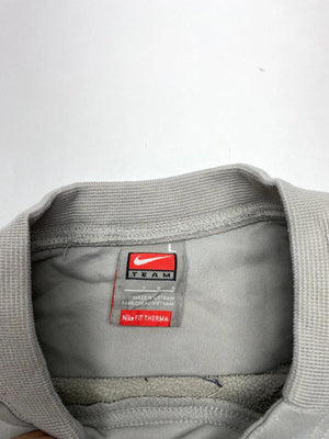 Nike Team Fit Therma Grey Long Sleeve Sweatshirt