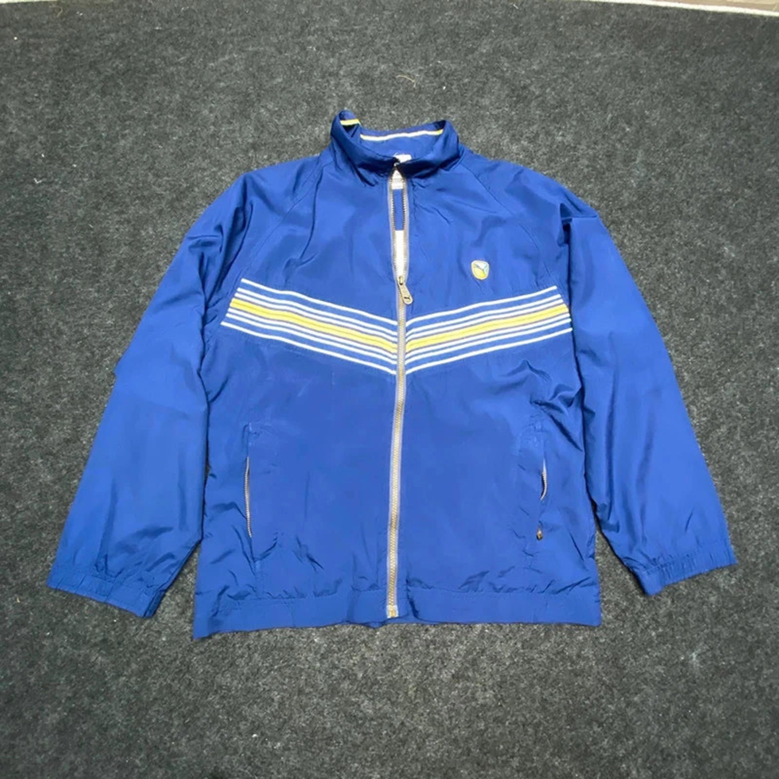 Blue Puma Windbreaker Men's Small