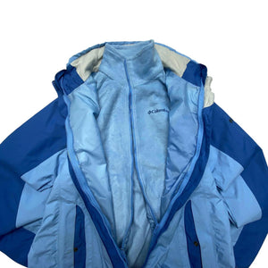 Blue Columbia Raincoat Youth's XL