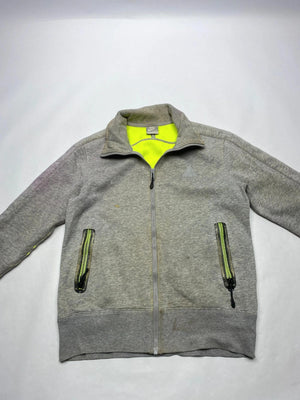 Nike Sportswear Grey Full-Zip Fleece Jacket – Men’s M