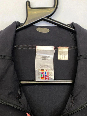 Adidas Women's Black and Coral Zip-Up Activewear Jacket