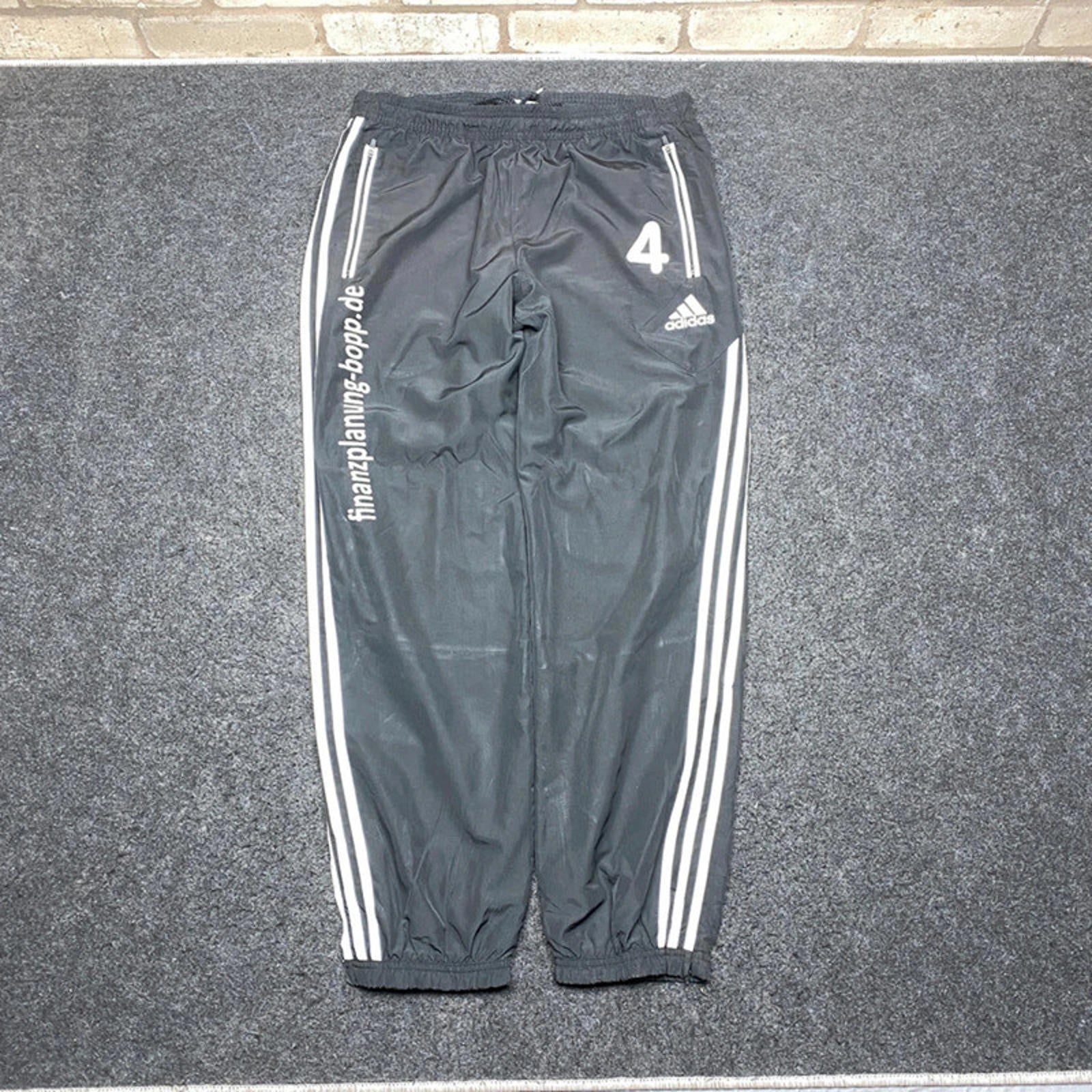 Black Adidas Tracksuit Bottom Men's Large