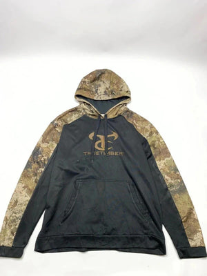 🦌 TrueTimber Camo Sleeve Hoodie – Men’s L