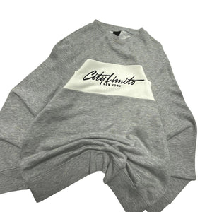 Grey H&M Sweatshirt Men's Medium