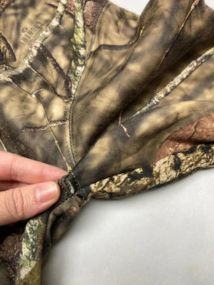 Mossy Oak Camo Hoodie Neon Lined Outdoor Hunting Streetwear